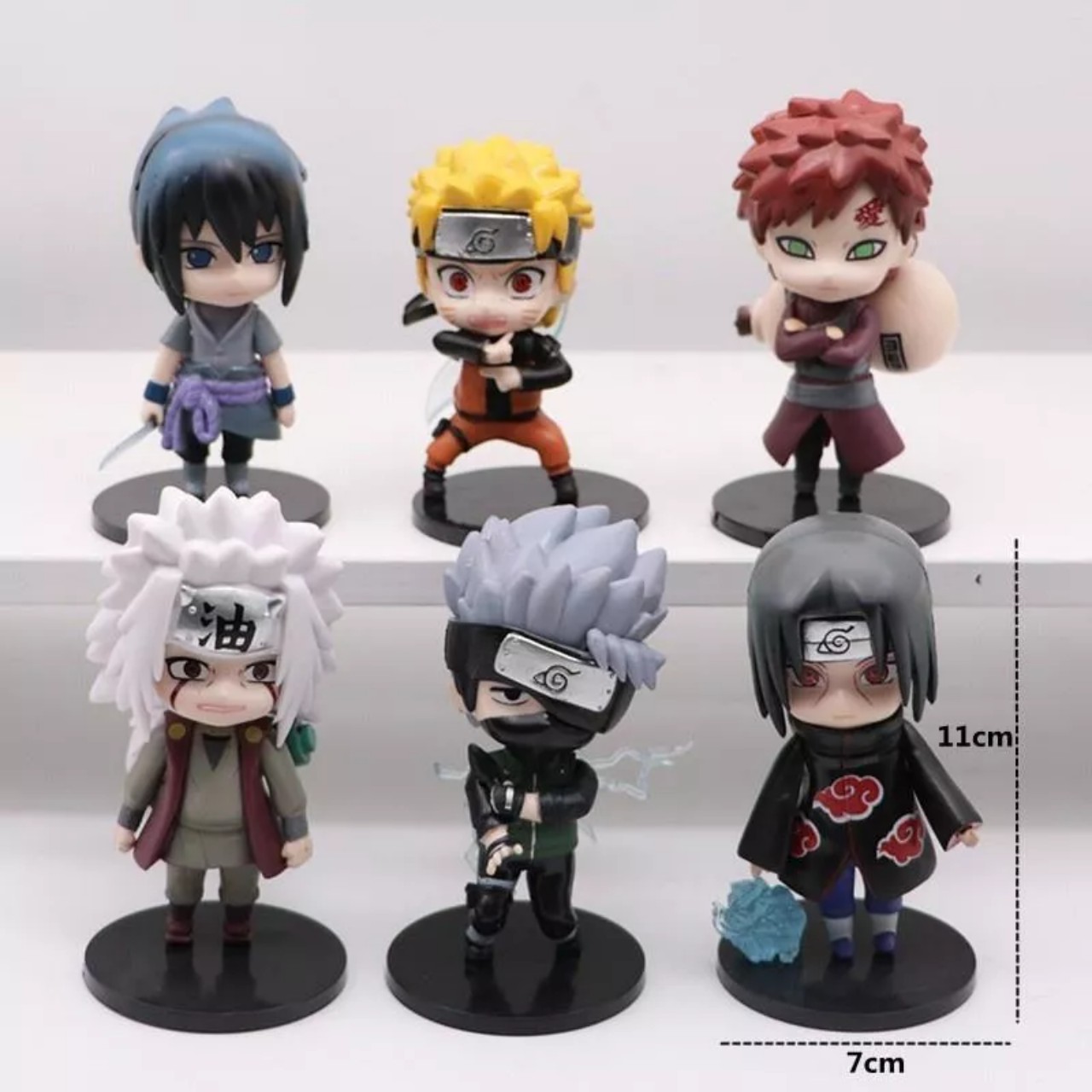 Mô hình nhân vật Naruto Sasuke Sakura Gaara Itachi Kakashi Hinata Jiraira ... Figure Anime Naruto