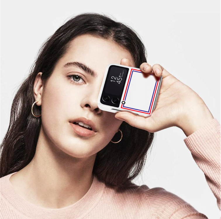 Ốp lưng dành cho Samsung Galaxy Z Flip 3, Z Flip 4 lưng cứng sơn mờ, mỏng nhẹ chống sốc
