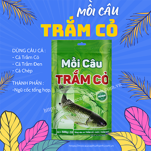 [Hàng chuẩn] Mồi Câu Trắm Cỏ - Hãng Phú Thành