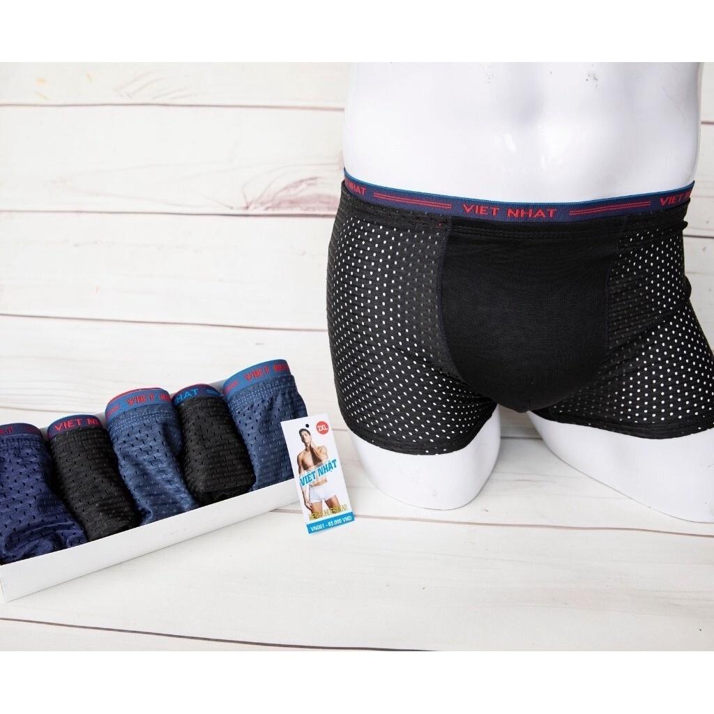 Sịp đùi nam thông hơi cao cấp, sịp boxer, sip đùi lỗ lưới thoải mái thoáng mát, xịp nam, sịp cotton