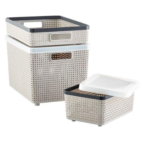Rổ nhựa đựng đồ hình chữ nhật Size trung - Thái lan