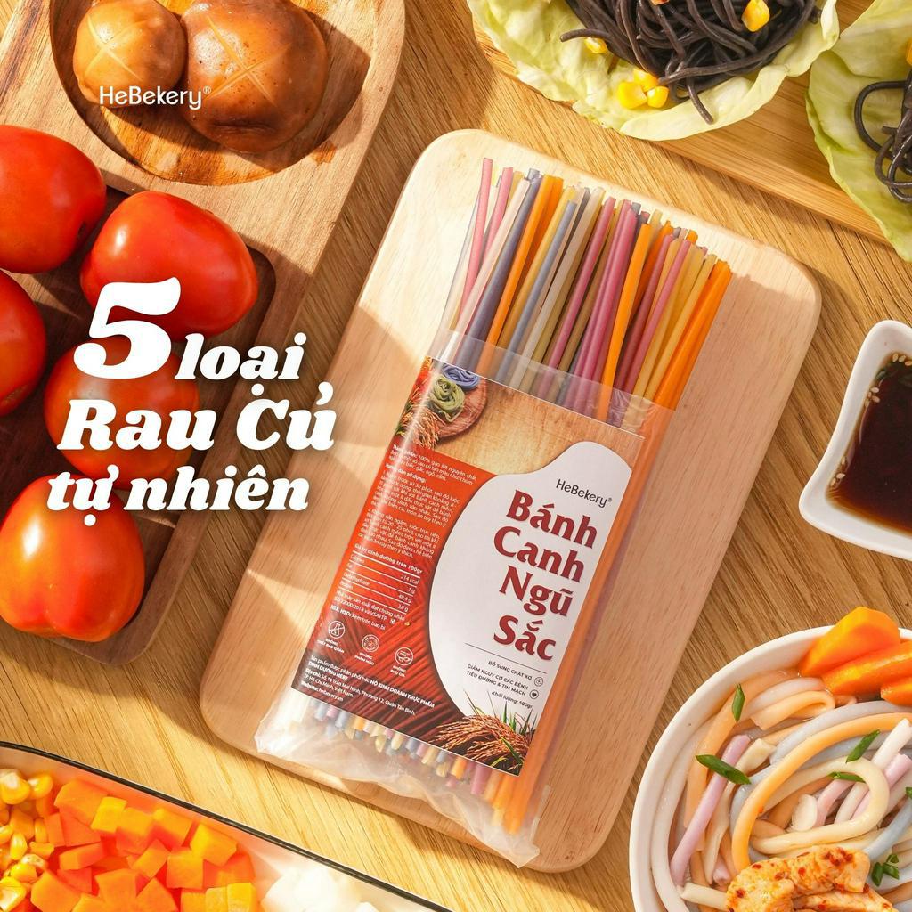 Bánh Canh Ngũ Sắc Tự Nhiên Từ Rau Củ 5 Vị - Bánh Canh Rau Củ Ăn Kiêng Healthy HeBekery by HeBe