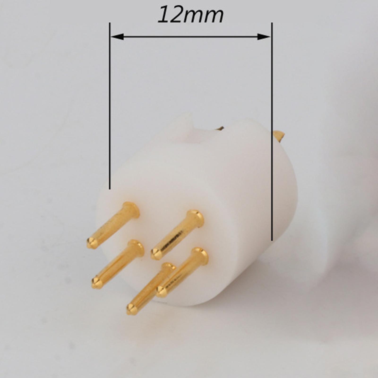 2Pcs 5 Pins Tonearm Plug Male Female Plug Tonearm Connector Din Connector Replacement Accessories for phonograph record Turntable