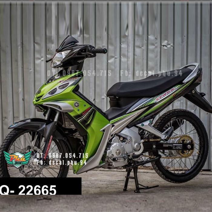 Tem rời Exciter nhỏ 135 Spark xanh đen