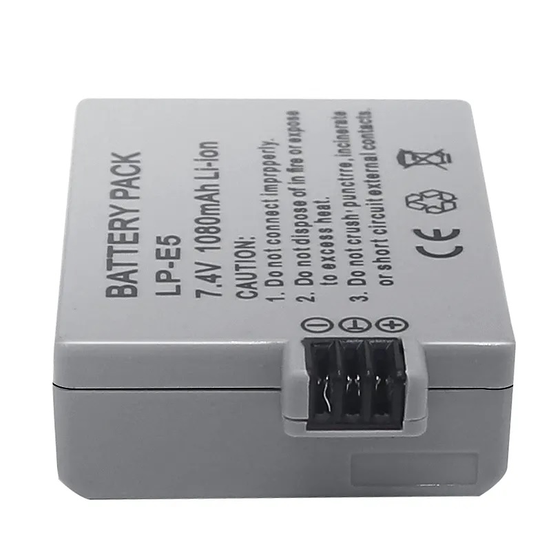 ROGTZ Pin Dành Cho Máy Ảnh Canon 1080mAh 7.4V LP-E5 - Hàng Nhập Khẩu