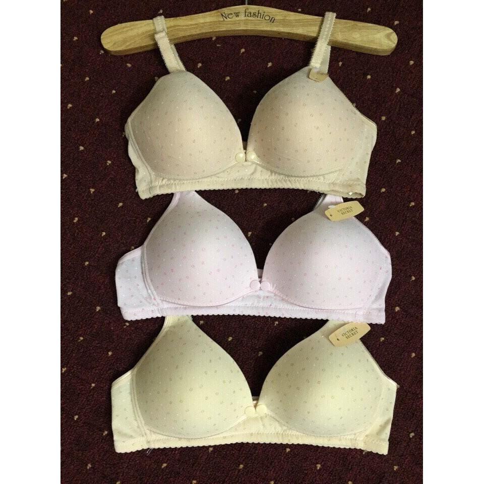 Set 3 chiếc áo lót cho con bú chấm bi Thái Lan