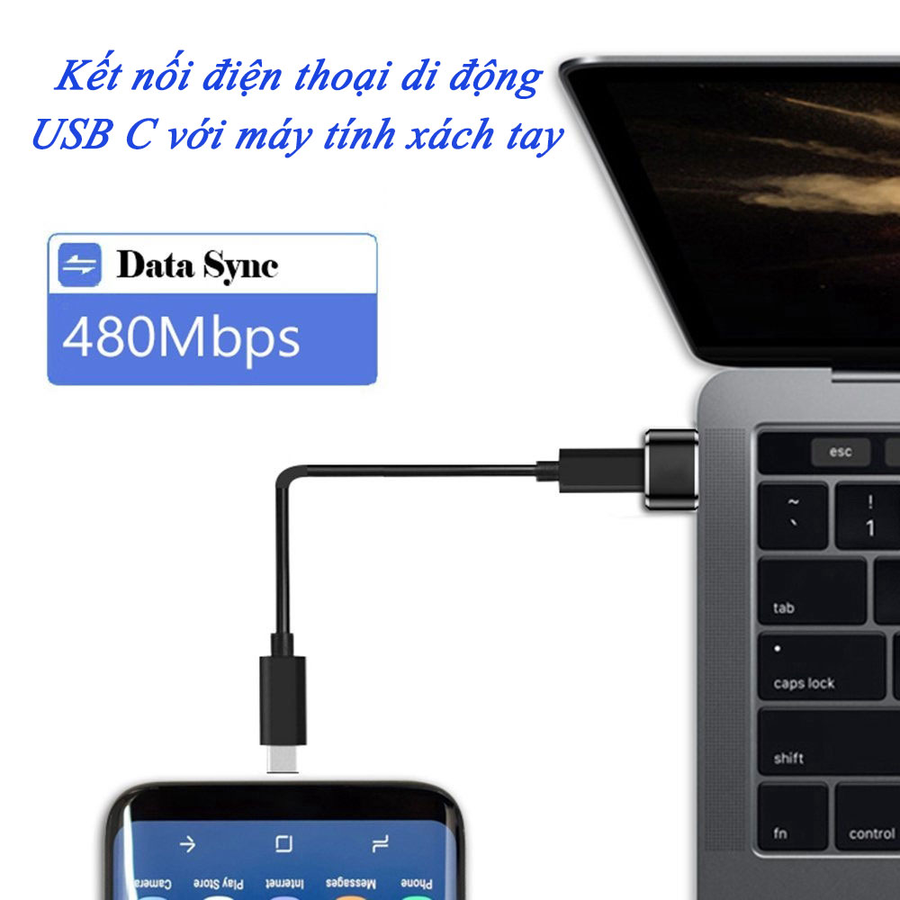 Đầu Chuyển Đổi USB 3.0 Sang Type C . Hàng Chính Hãng ESSAGER