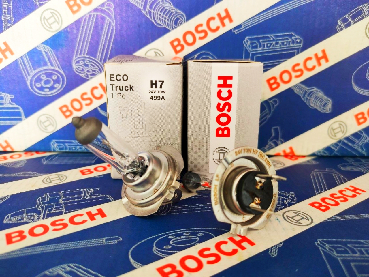 Bóng Đèn Xe Tải Bosch H7 24V 70W