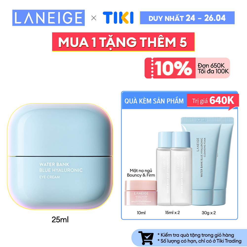 Kem Dưỡng Mắt Laneige Water Bank Blue HA Eye Cream 25ml