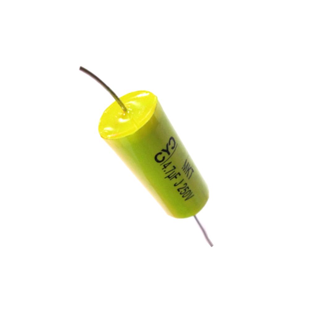 4Pieces 250V 4.7uF Audio Speaker Divider Crossover Non-Polarity Capacitor