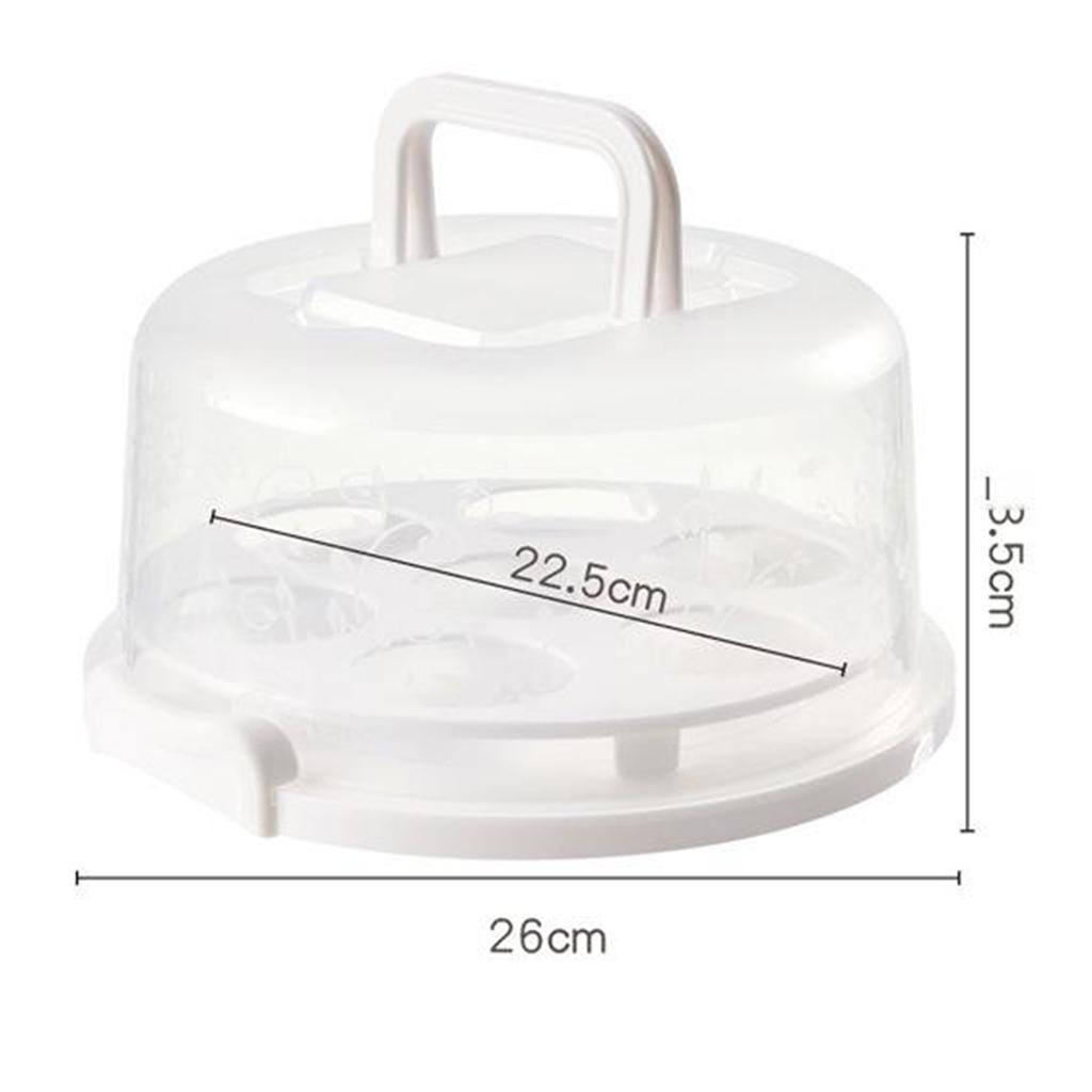 Cake Cupcake Muffin Carrier Holder Server Pink