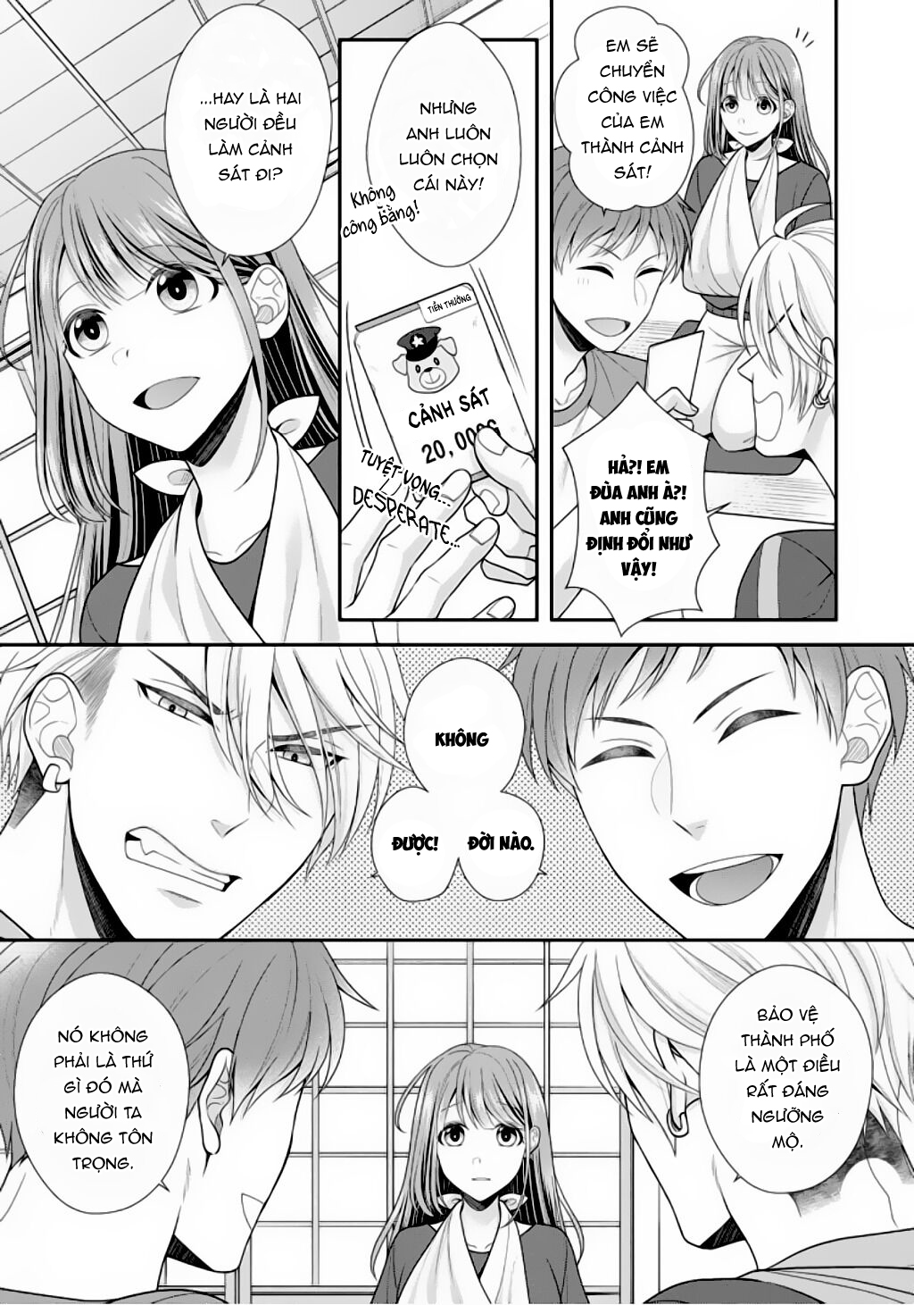 anh cảnh sát quái vật chapter 8.1 11