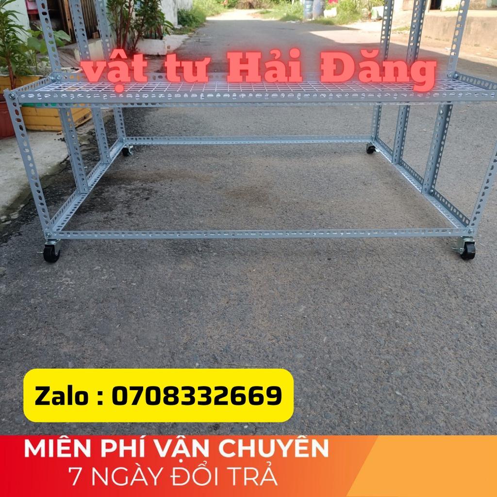 (Rộng 30cm x Dài 150cm)kệ bậc thang 3 tầng,kệ vỉ lưới ô vuông,kệ sắt v lỗ đa năng để cây cảnh cao nhiều kích thước