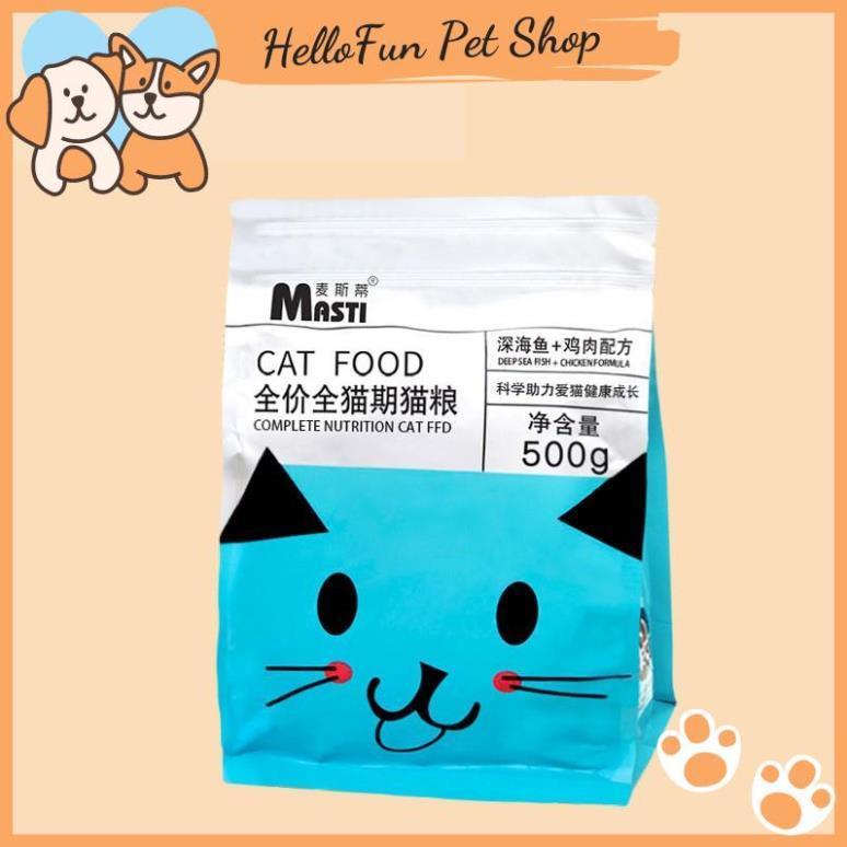 Thức ăn hạt Masti bổ sung dinh dưỡng cho mèo