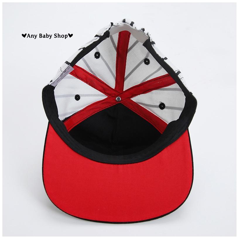 Mũ nón Hiphop Snapback cho bé trai và bé gái kiểu dáng bóng chày 2 kiểu nhiều size cực hot