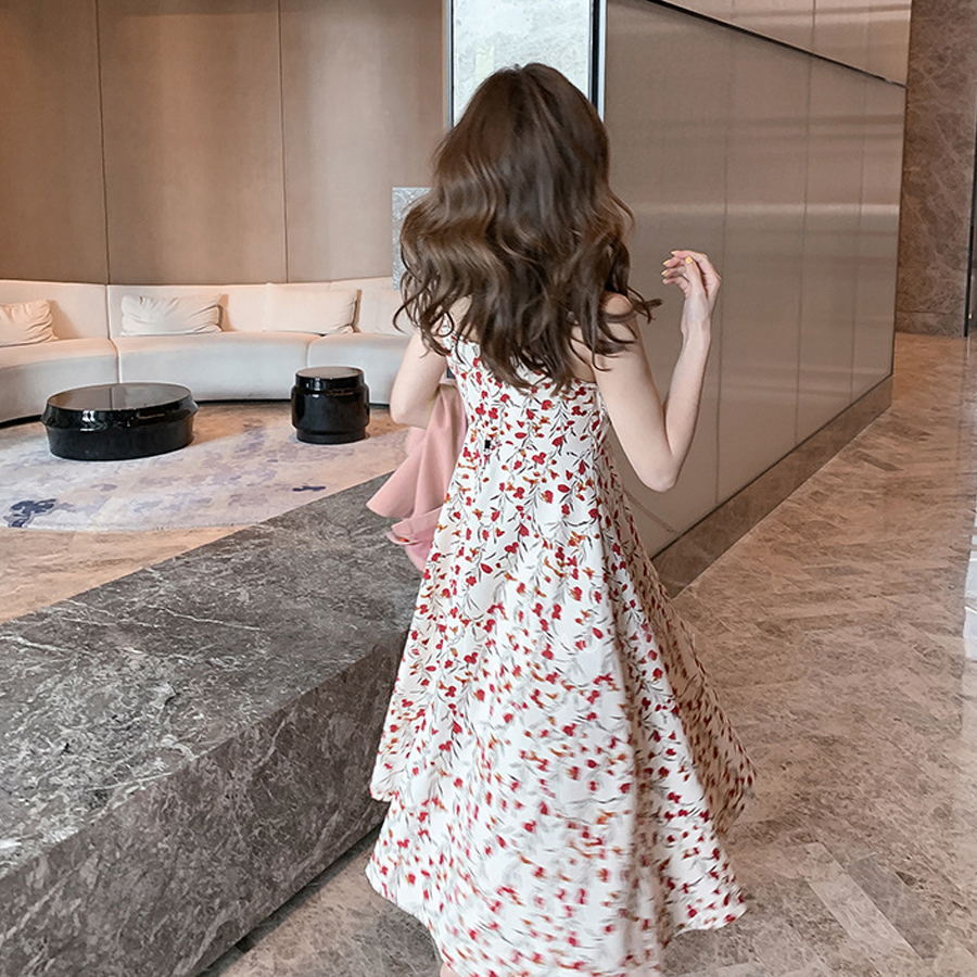 Váy hoa 2 dây nữ thời trang Ohazo! mùa hẹ cực Cute, mềm mại, thoáng mát - Phong cách thời trang phương Tây - AG205