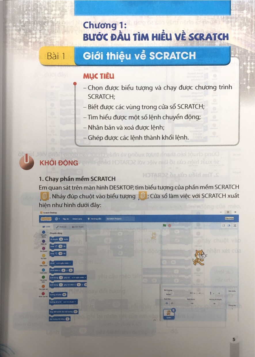 Em học lập trình với Scratch lớp 3