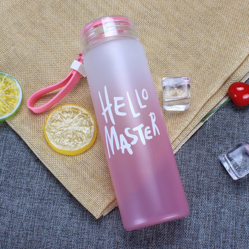 BÌNH THỦY TINH DÂY XÁCH HELLO MASTER 450ML