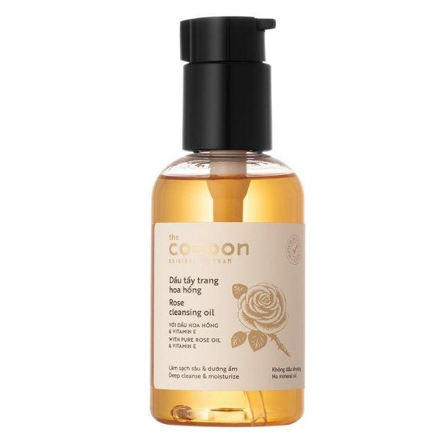 Dầu tẩy trang hoa hồng Cocoon Rose Cleansing Oil 140ml làm sạch sâu và dưỡng ẩm