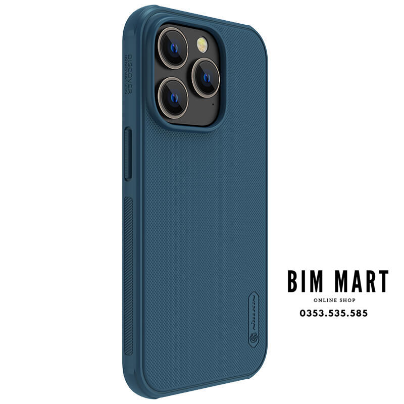 Ốp lưng chính hãng Nillkin dành cho iPhone 14 Pro Max dạng sần - Hàng Nhập Khẩu