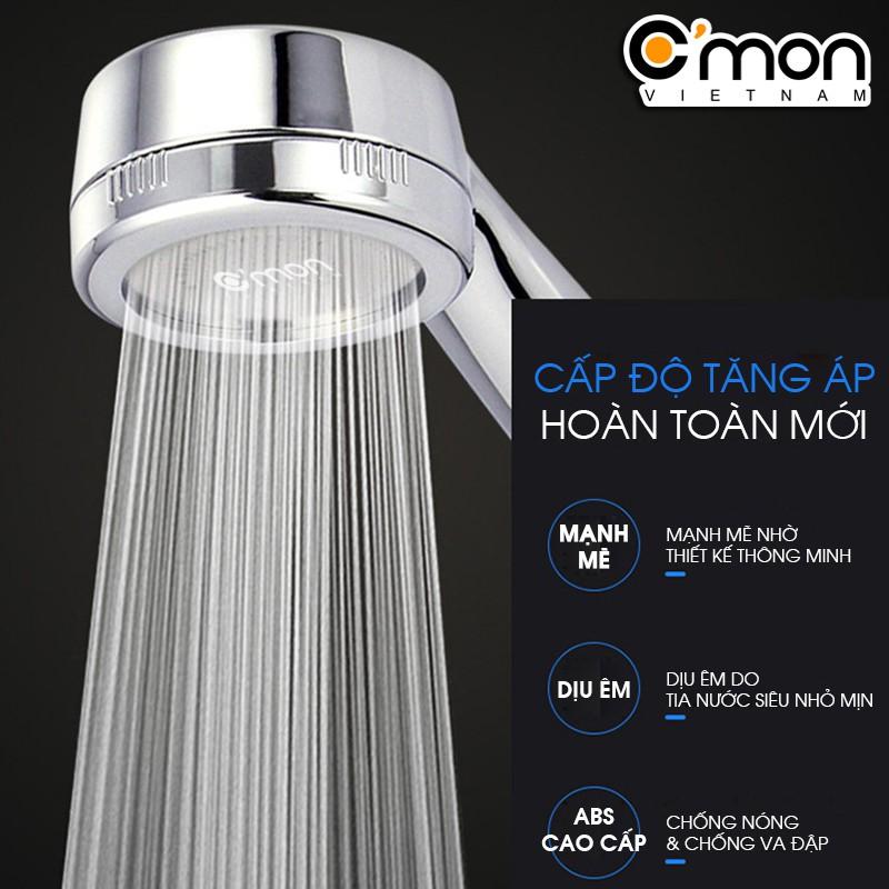 Bộ vòi sen tăng áp C'mon TS-08 + Củ sen lạnh C'mon CSL-01