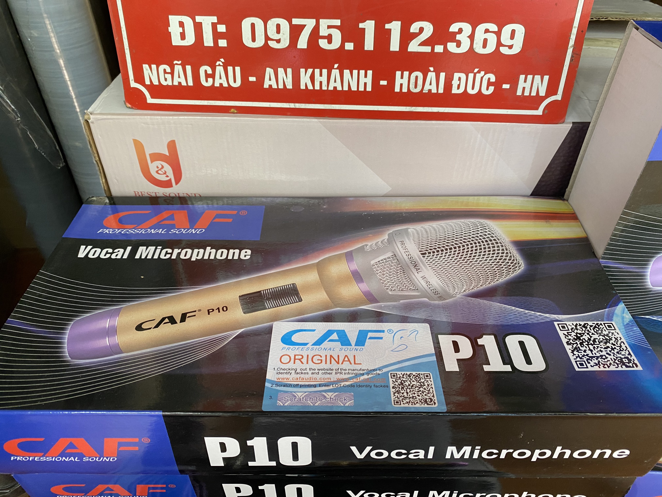 Micro có dây Karaoke CAF P10 Hát Nhẹ,Bắt Nhạy,Hút Giọng,Chống Hú Tốt,Dây Dài 6m Vỏ 3 Lớp Chống Xoắn