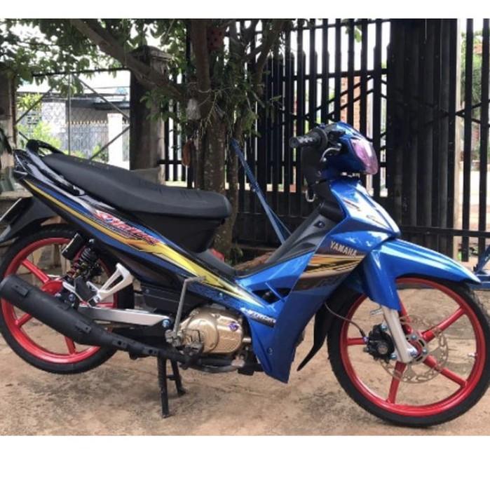 Tem sirius 110 xanh đen crom
