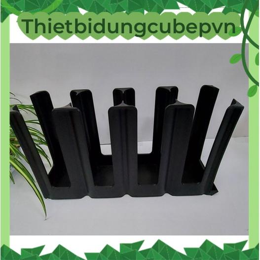 Kệ 4 ngăn nằm úp ly trà sữa & cafe mang đi