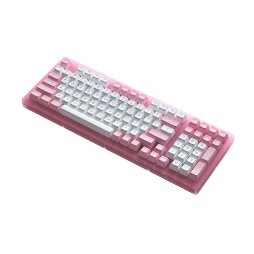 Bàn phím cơ AKKO ACR98 Pink - Hàng Chính Hãng