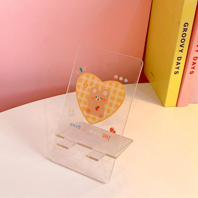 1 Giá Đỡ Điện Thoại Để Bàn Bằng Acrylic Trong Suốt