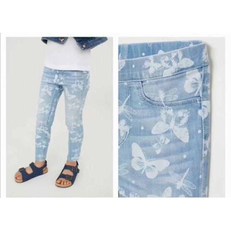 Quần Legging Jeans Bò Bé Gái HM Dư Xịn