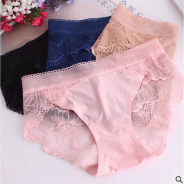 Quần lót nữ Set 10 quần lót đúc pha ren hoa siêu đẹp