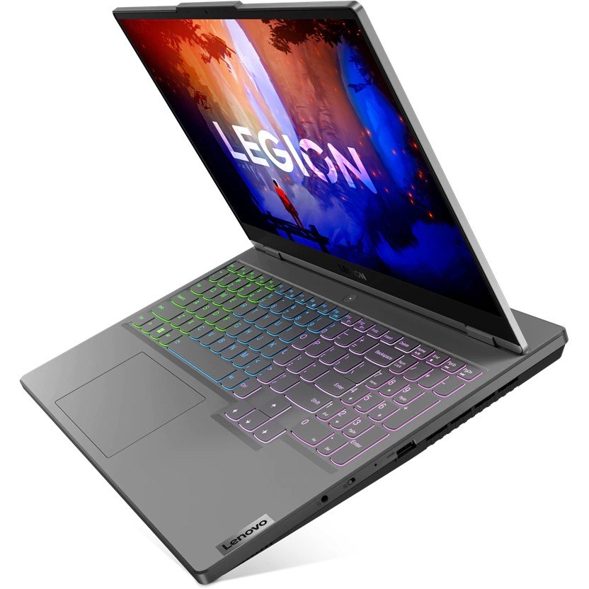 Laptop LENOVO Legion 5 15ARH7H R5-6600H/16GD5/512GSSD/15.6WQHD-165Hz/WL/BT/4C80/6G_RTX3060/W11/3Y/XÁM - Hàng Chính Hãng