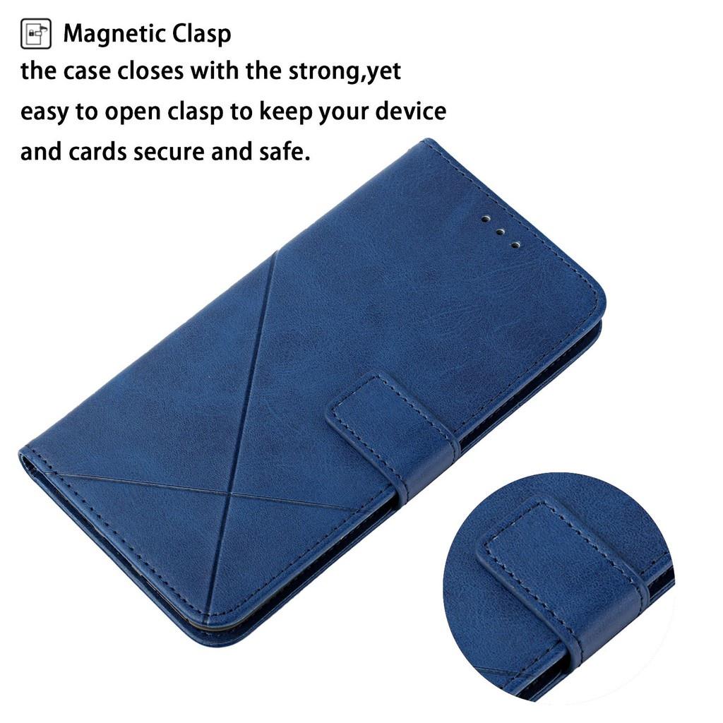 Ốp điện thoại da gập màu trơn cho Samsung Galaxy S21+ S21 Plus S21 Ultra S21FE S20 Plus S20+ S20 Ultra S20FE 5G S10 Plus S10+ S10e