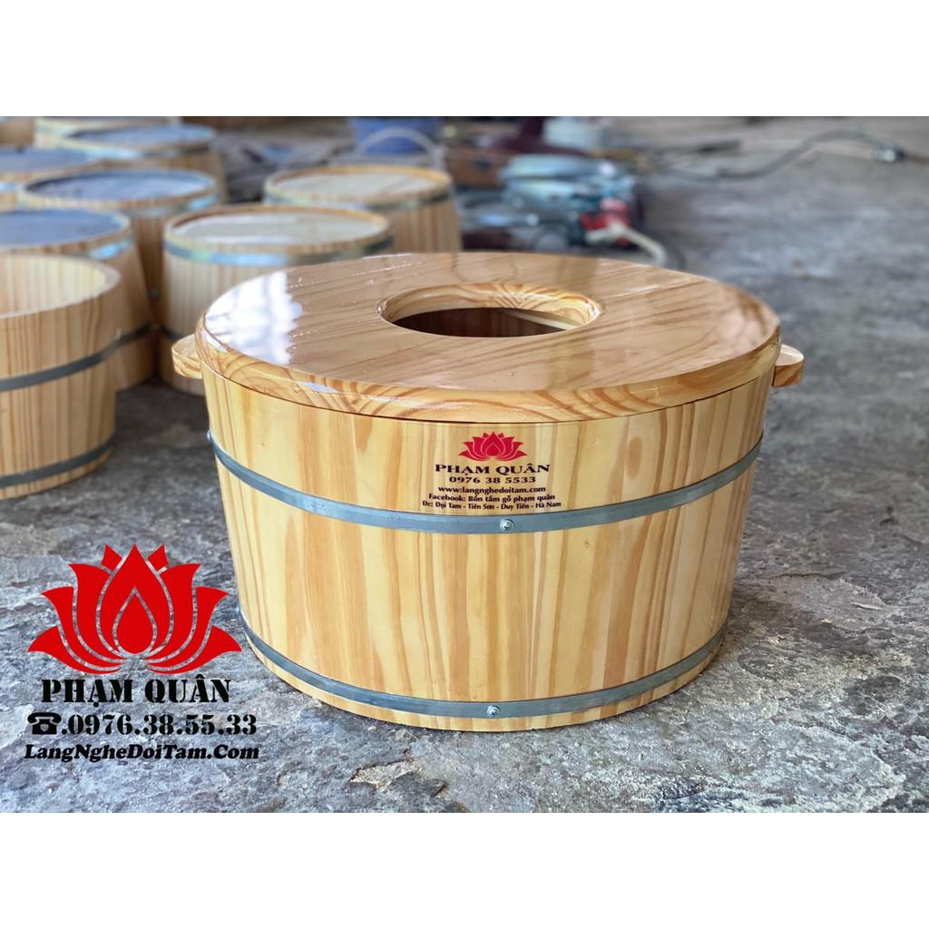 Chậu ngâm mông, xông phụ khoa,tắm cho bé, chậu gỗ ngâm mông