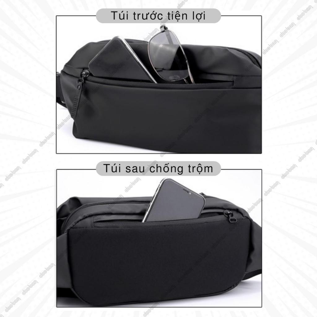 Túi đeo chéo Doo Bag túi bao tử thiết kế nhỏ gọn khóa kéo chịu lực đựng đồ tiện lợi