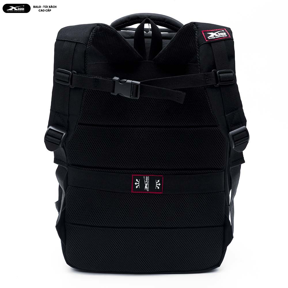Balo Du Lịch Cao Cấp Xbags Leader Pro XB2010 Màu Đen Dung Tích Lớn, Ngăn Chính Mở Gập 180 Độ, Đựng Được Laptop 17 Inch, Sang Trọng Cá Tính!