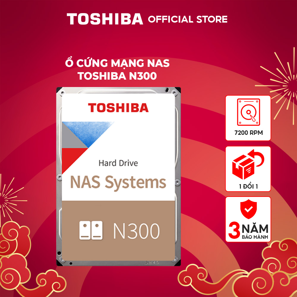 Ổ cứng Nas Toshiba N300 Hàng Chính Hãng