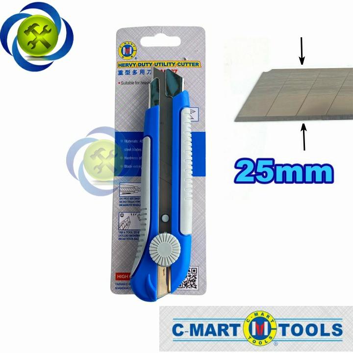 Dao rọc giấy C-Mart A0007 sử dụng luõi lớn 127x25x0.7mm