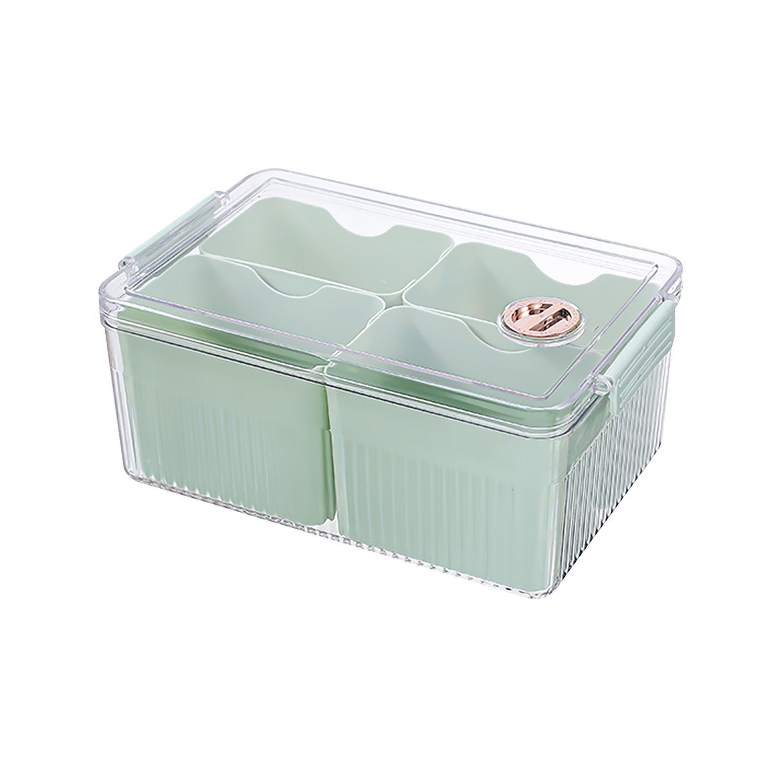 Refrigerators Containers Vented Lids Freshness Green