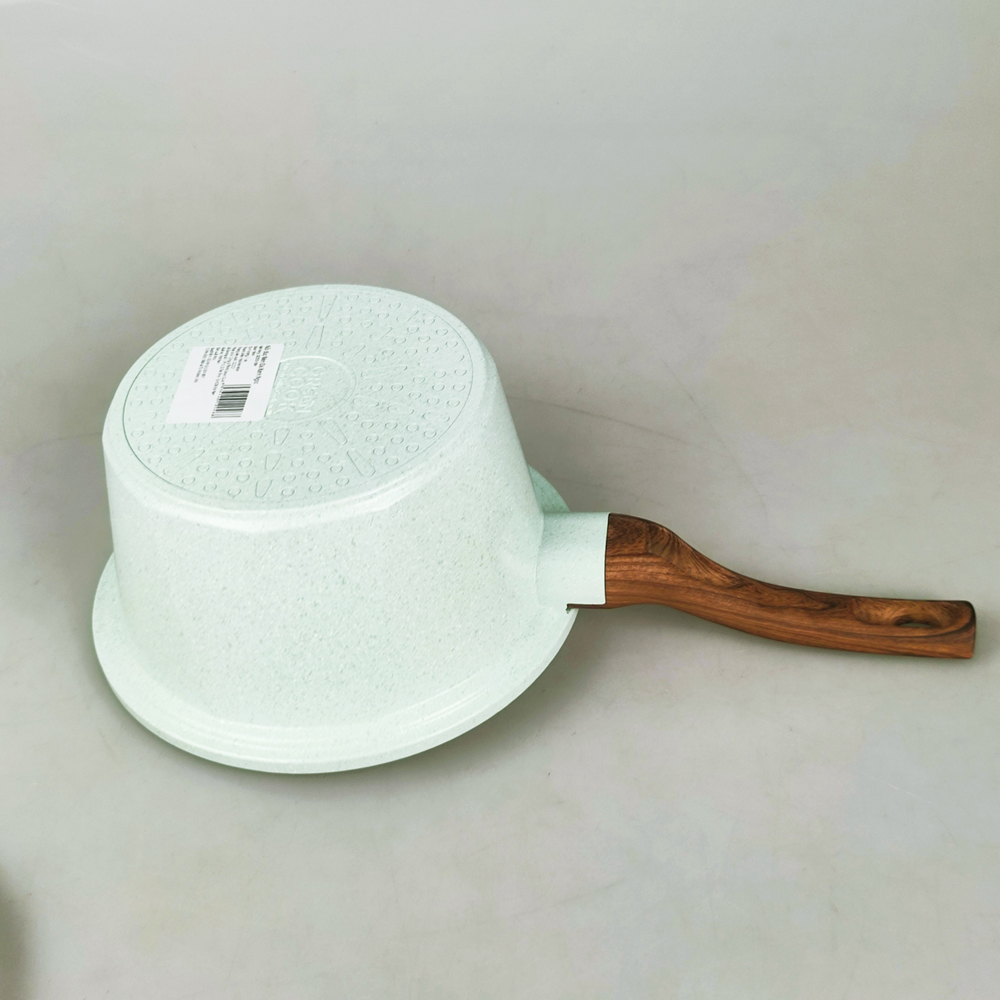 Nồi đúc, quánh đúc men đá Greencook GCS05 chống trầy tốt, sử dụng được trên bếp gas, bếp hồng ngoại, bếp từ - Hàng chính hãng