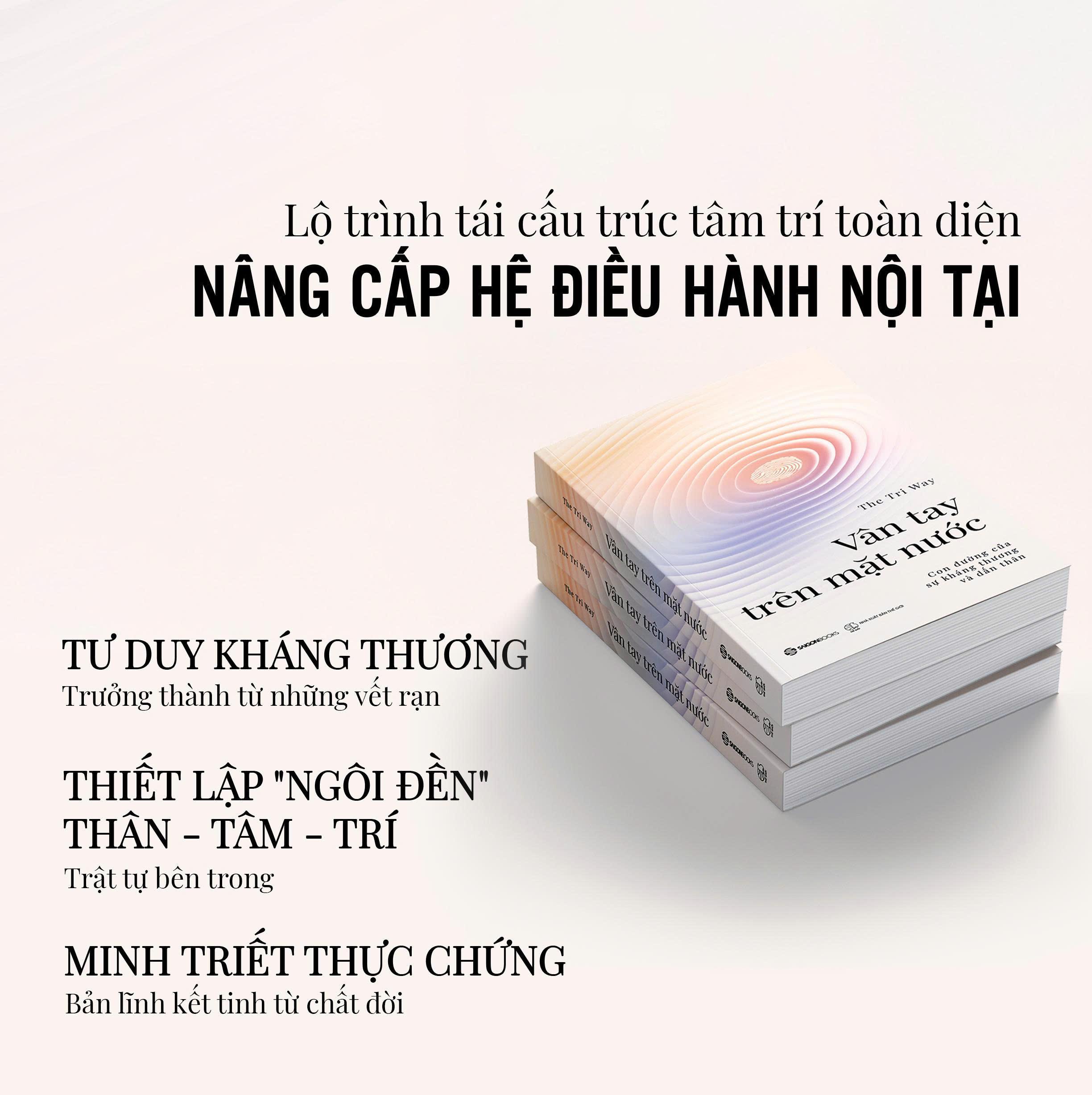 Sách - Vân Tay Trên Mặt Nước - Con Đường Của Sự Kháng Thương Và Dấn Thân