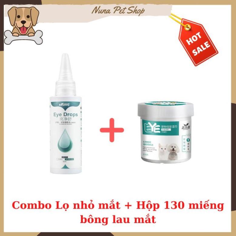 Lọ nhỏ mắt cho chó mèo Borammy 60ml (Dung dịch vệ sinh mắt cho thú cưng chiết xuất thiên nhiên)