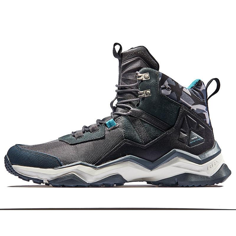 RAX Giày Đi Bộ Đường Dài Nam Chống Thấm Nước Thể Thao Ngoài Trời Giày Sneaker Cho Nam Giày Đi Bộ Nhẹ Thoáng Khí Đa Năng Giày Thể Thao Color: CARBON BLACK 420 Shoe Size: 9