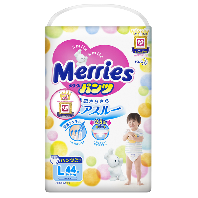 Tã Quần Merries L-44