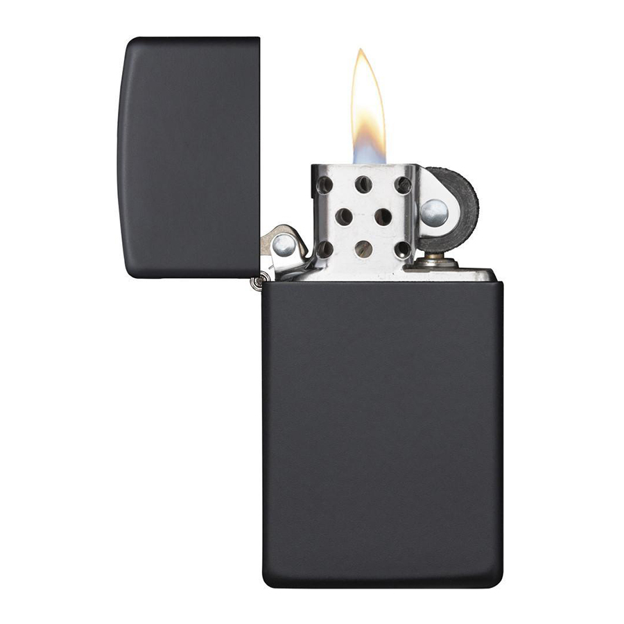 Bật Lửa Zippo 1618 Slim Black Matte