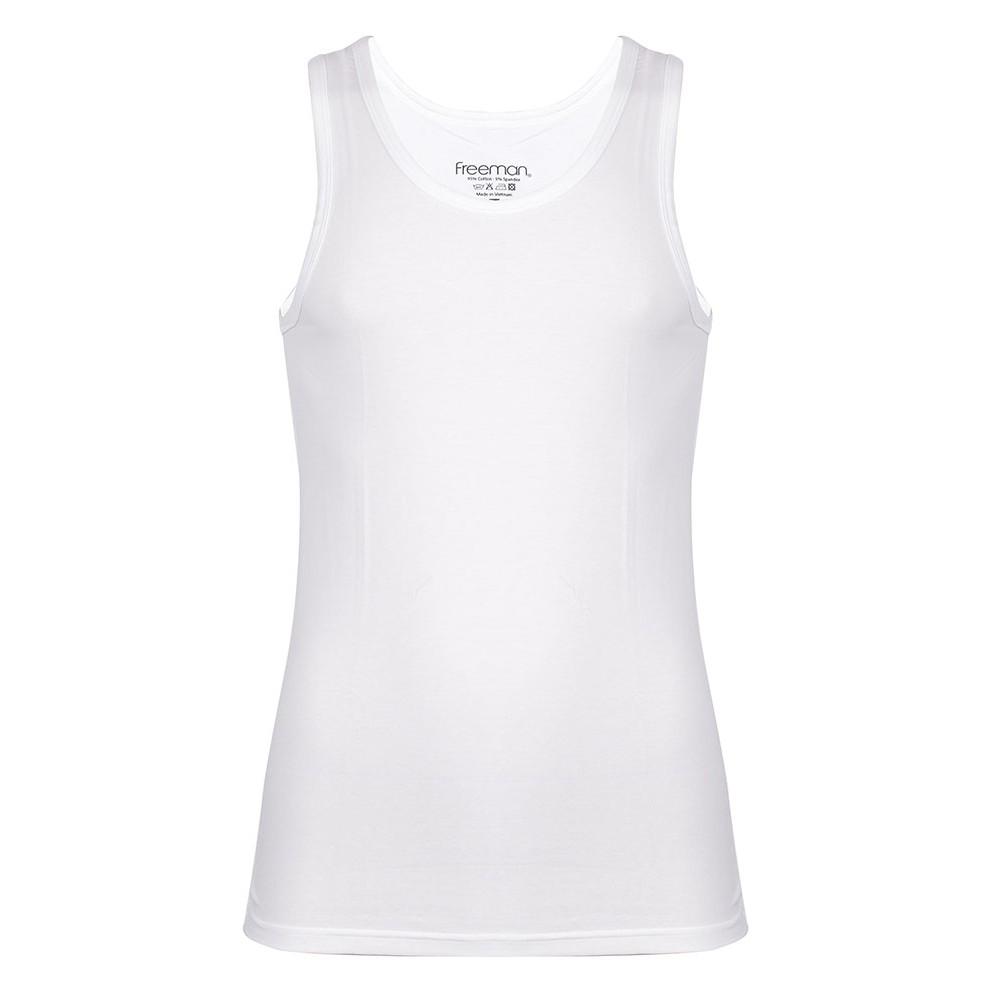 Áo thun nam ba lỗ chất liệu cotton cao cấp FREEMAN ASF202