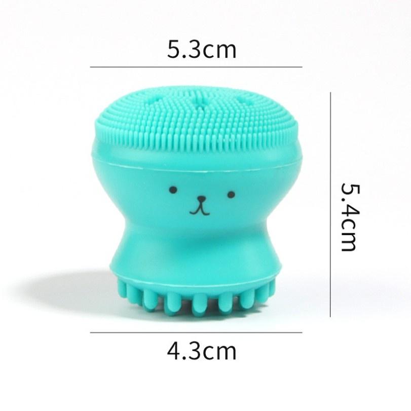 Miếng rửa mặt thỏ silicone tẩy tế bào chết cho da