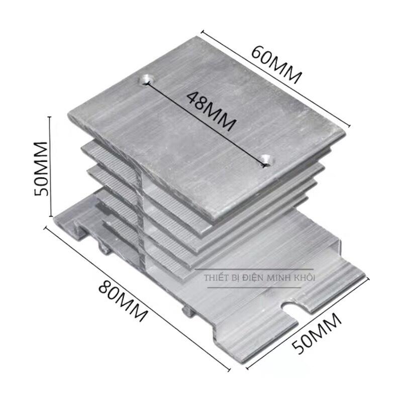 Đế nhôm tản nhiệt SSR rơ le bán dẫn solid, đế tản nhiệt nhôm relay rắn solid ssr đủ kích thước,relay bán dẫn