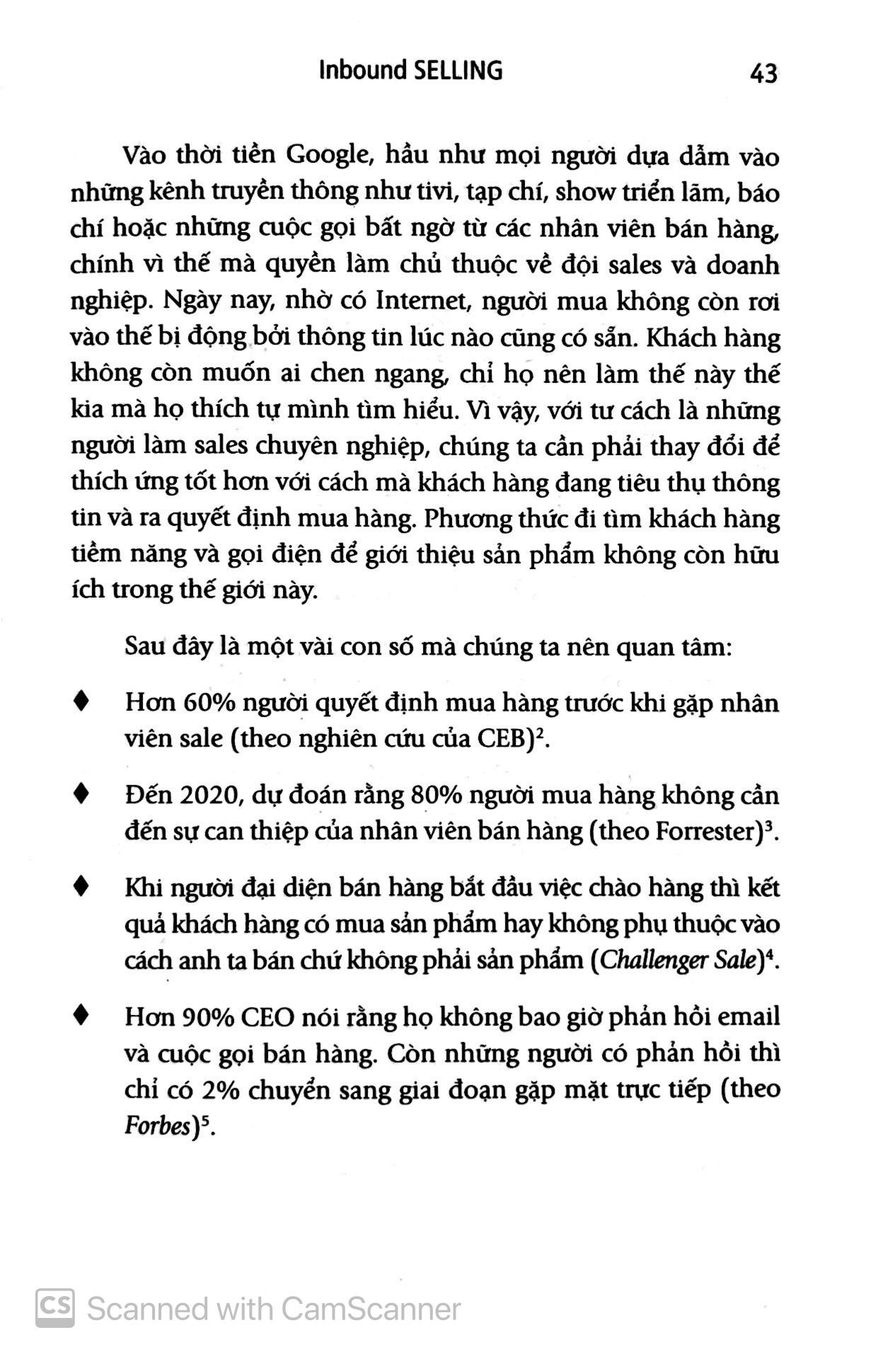 Sách Inbound Selling - Thay Đổi Phương Thức Bán Hàng Theo Mô Hình Inbound